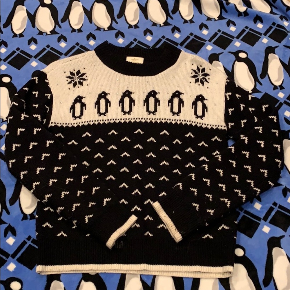 ♠️ kate spade penguin sweater 🐧❄️